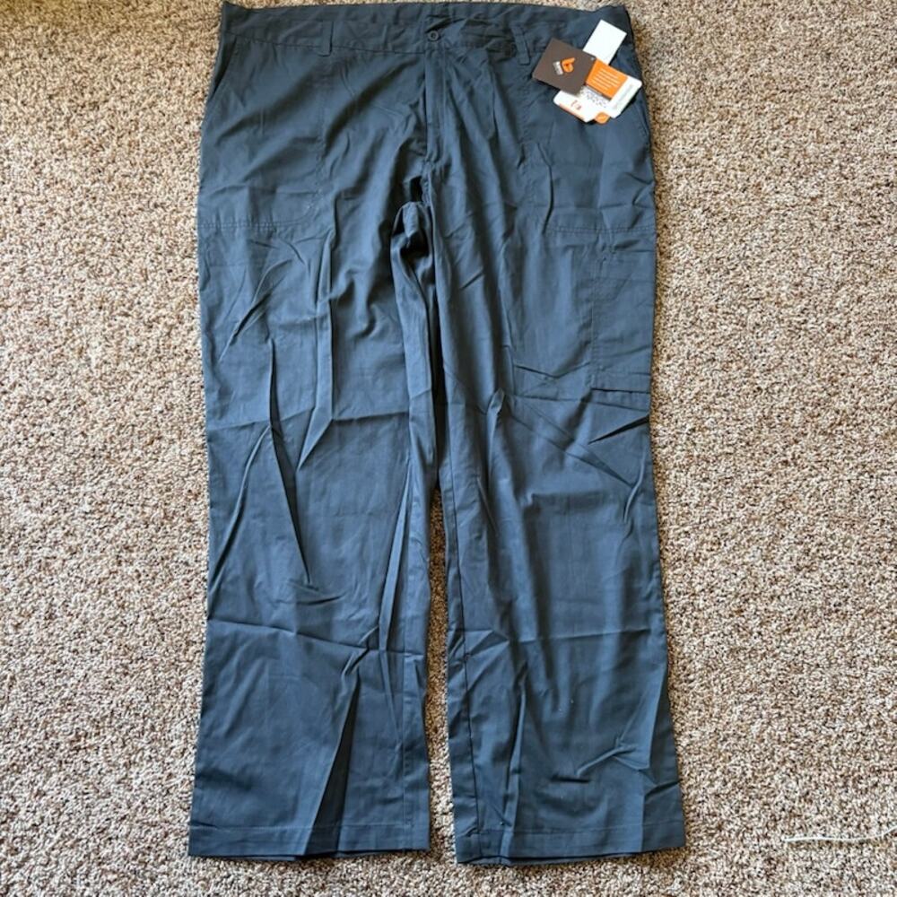 NWT Greys Anatomy ICU by Barco Cotton/Poly Scrub Pants 2XL Gray Cargo Button